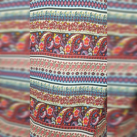 Love Tease Women's Kimono Top Multicolor Black - Picture 2 of 7